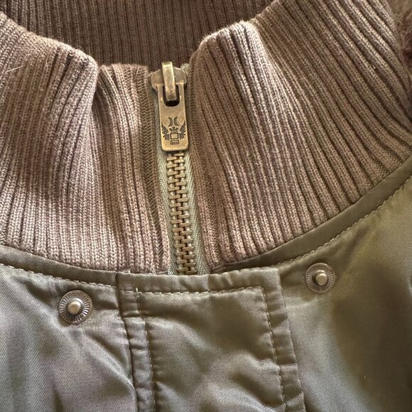 Vintage Hurley Parka Snow Suit 3/4 Coat Y2K Polyester Nylon Size Small Waterproo - Picture 5 of 8